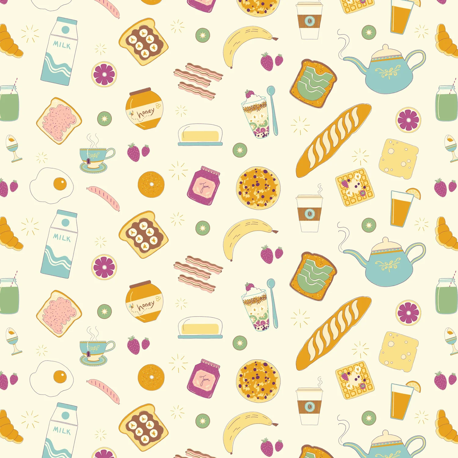 Breakfast pattern